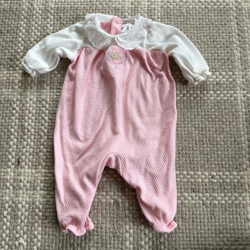 Vintage Peter Rabbit Flopsy Bunnies snap onesie